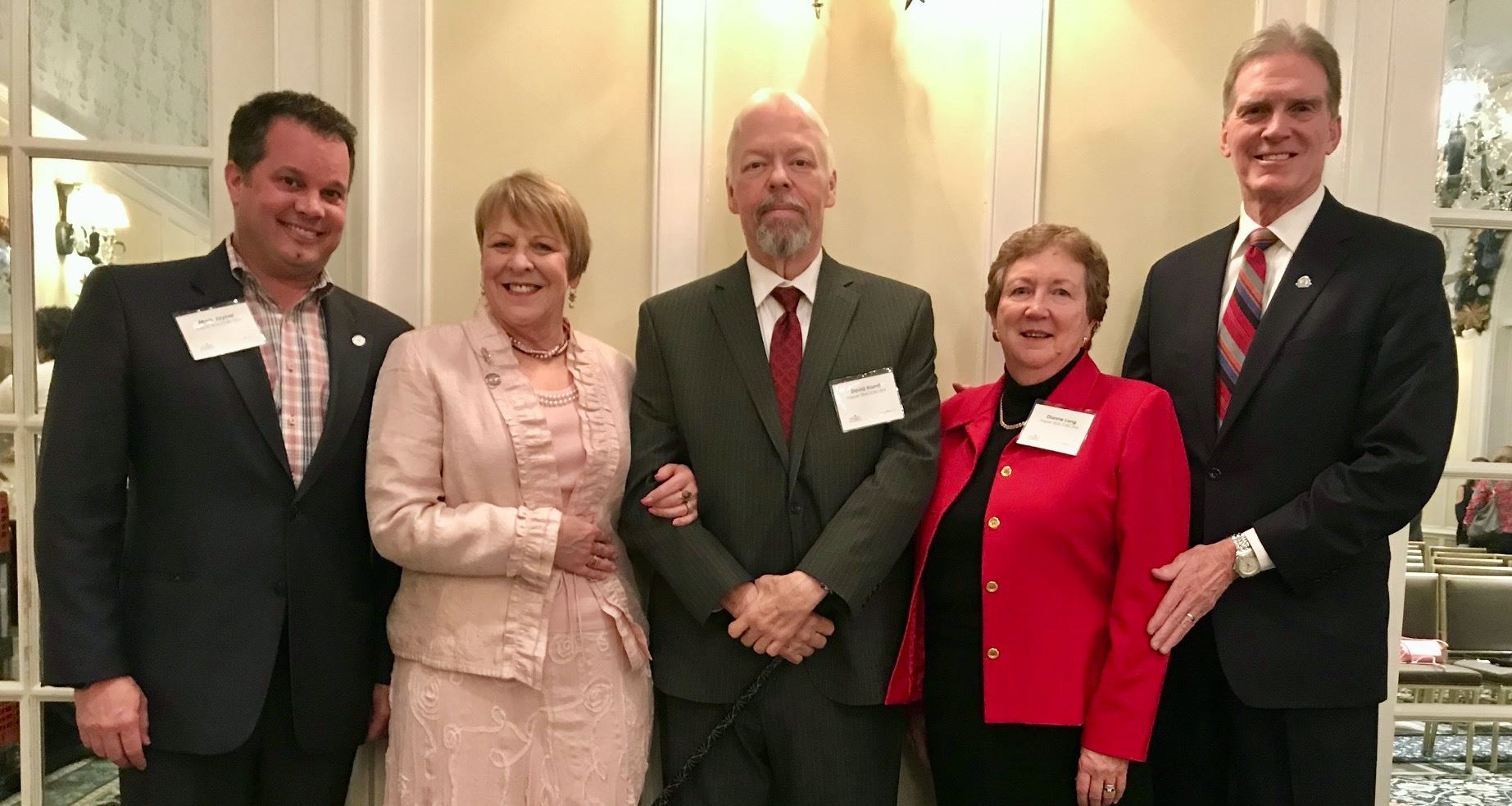 Mark Joyner, David Hamil, Libby Gatewood, Dianne Long, and Jim Napier