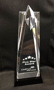 Cartus Five Star Circle of Excellence Award